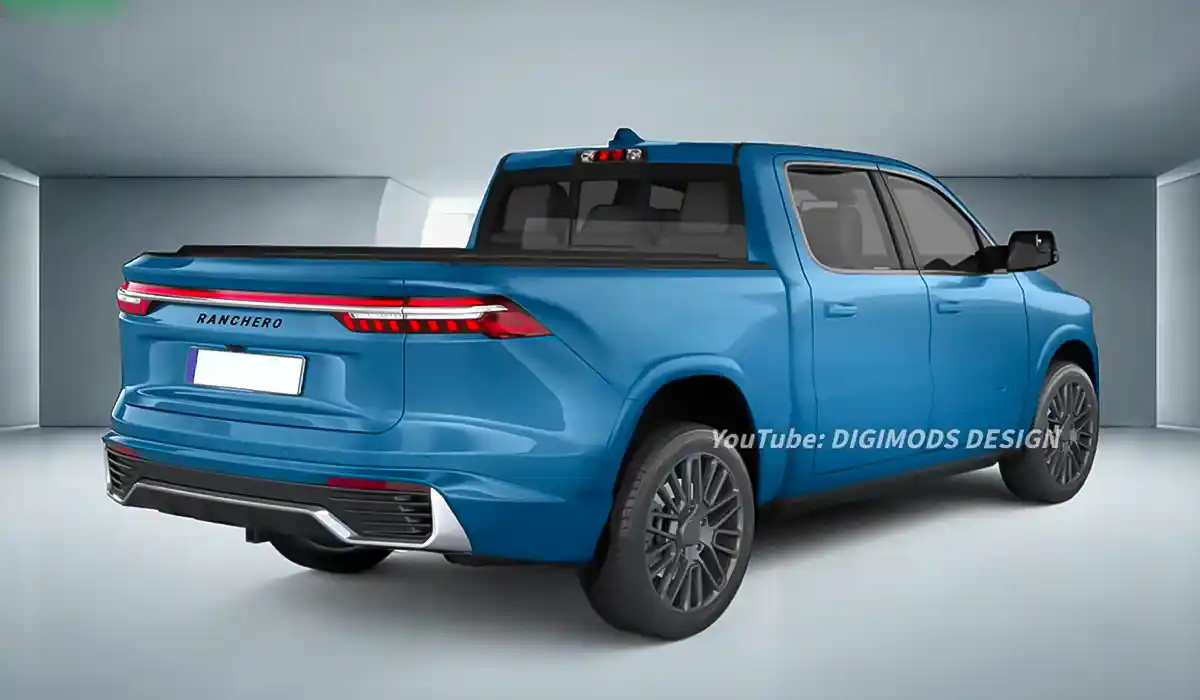 the virtual automotive artist behind the Digimods DESIGN channel on YouTube 2025 Ford Ranchero 2